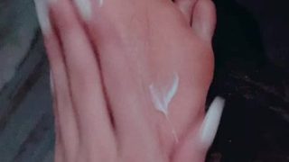 Asmr janina onlyfans  – Handjob Video